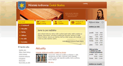 Desktop Screenshot of knihovna.ceskaskalice.cz