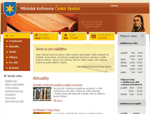 Tablet Screenshot of knihovna.ceskaskalice.cz